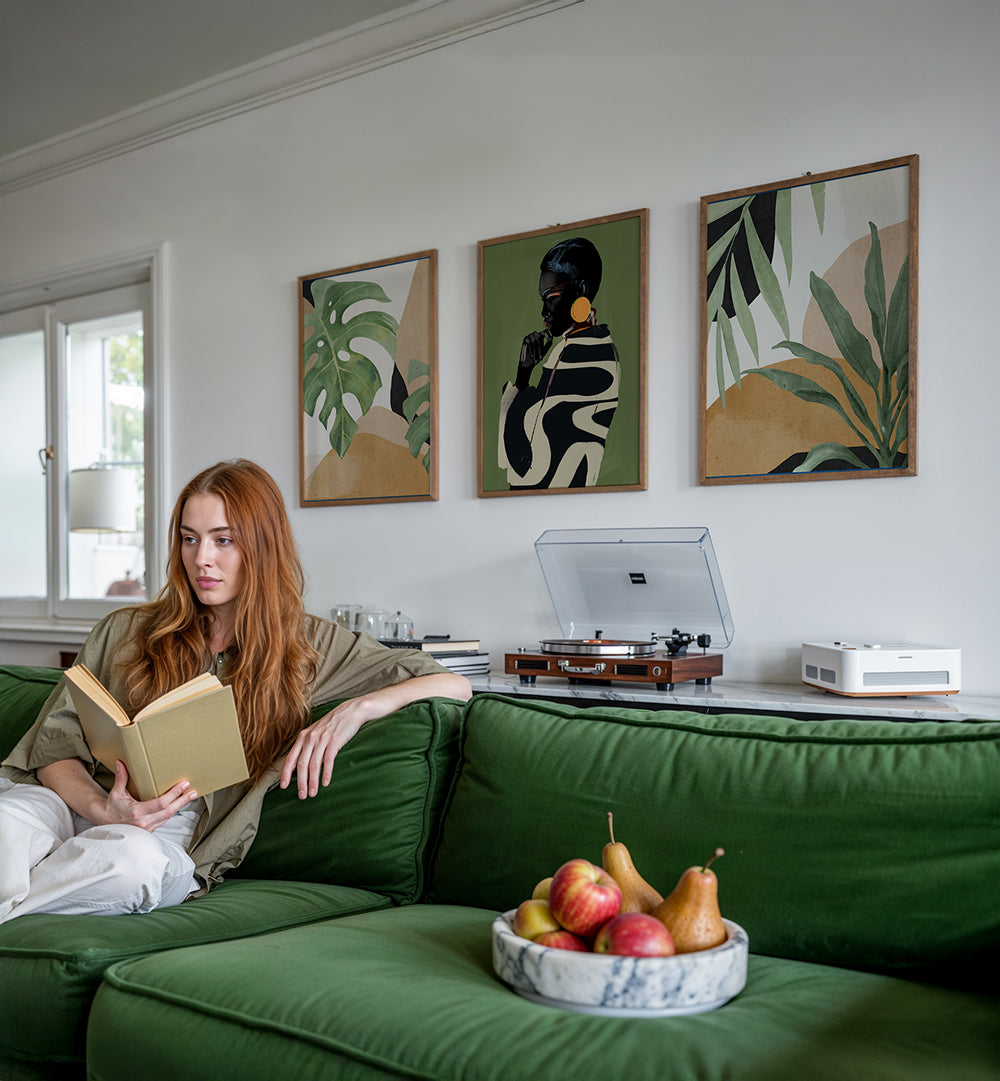 JUNGLE MUSE SET , SET OF 3 PAINTINGS