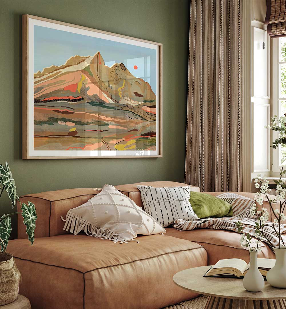 ABSTRACT SHELL SANDS , LANDSCAPE PAINTINGS