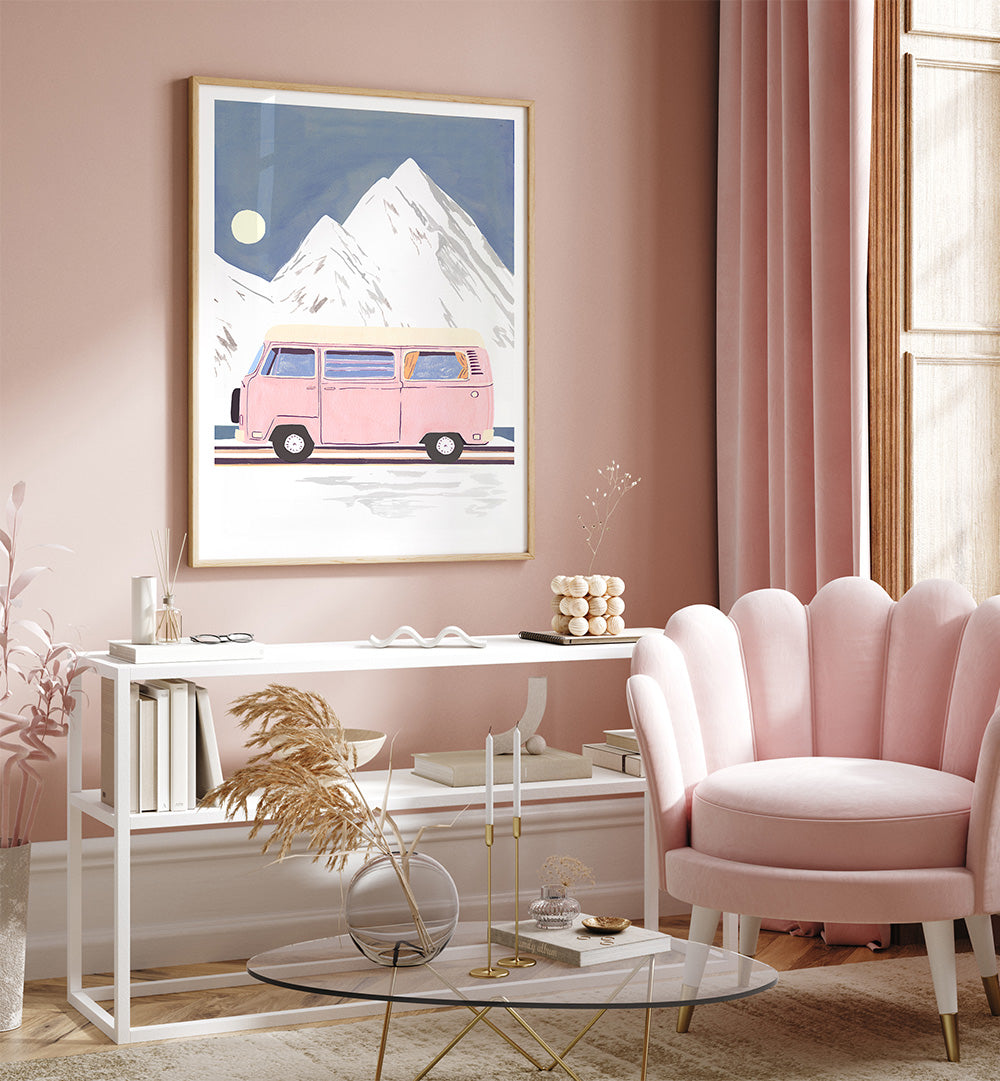 WINTER PRINT , CAR POSTERS