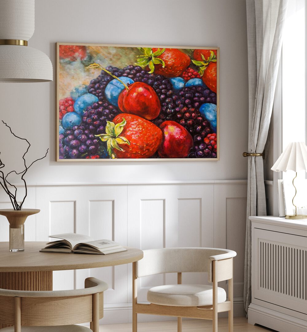 Bright and colorful CHERRY, KITCHEN POSTERS enhance your culinary space with vibrant cherry-themed art.