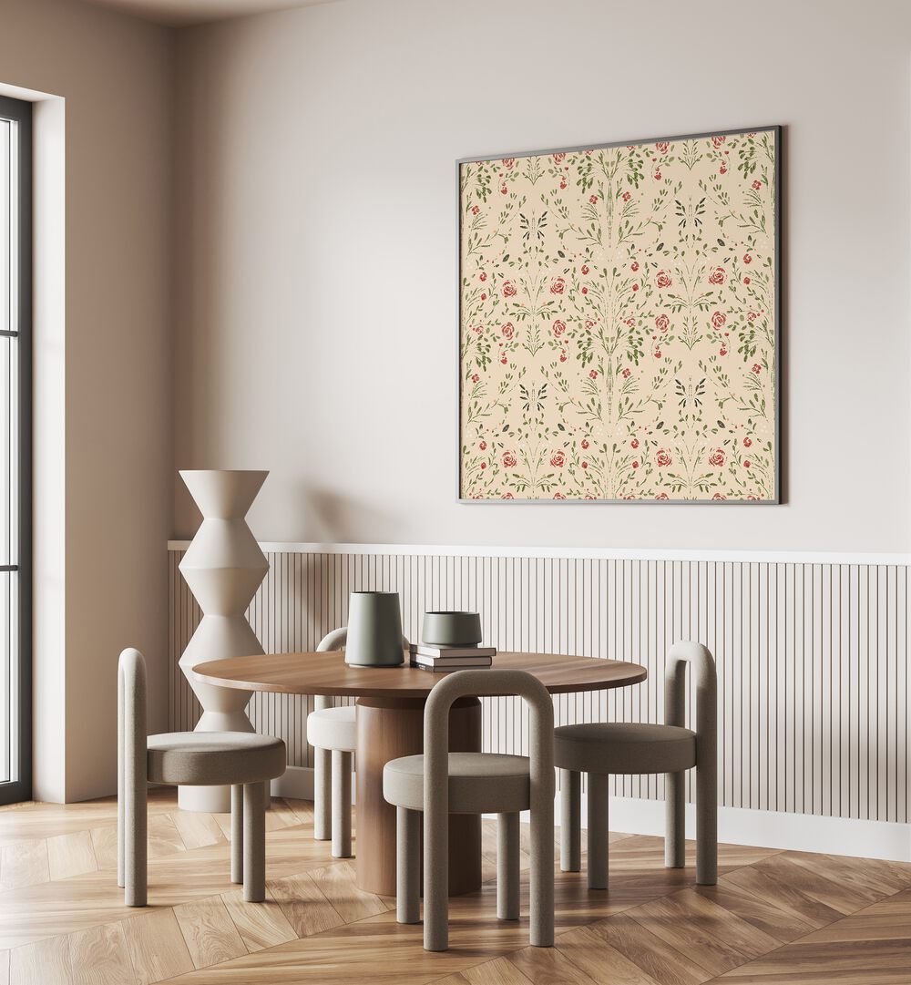 Elevate your space with APTITUDE II, FLORAL FLOWER PAINTINGS, a stylish addition to modern home decor.