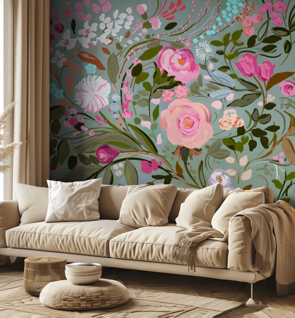 FLORAL WALL PAPER DEMO