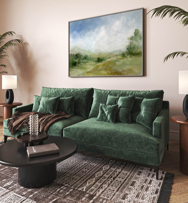 Serene Countryside Landscape Paintings enhance your space with tranquil rural beauty and timeless elegance.