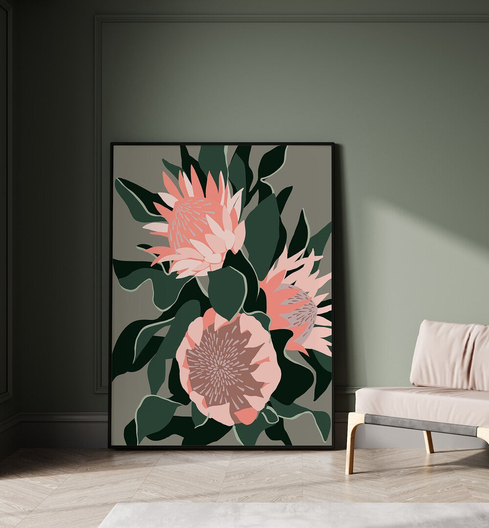 Brighten your decor with FLORAL RHYTHM III, part of our stunning FLORAL FLOWER PAINTINGS collection.