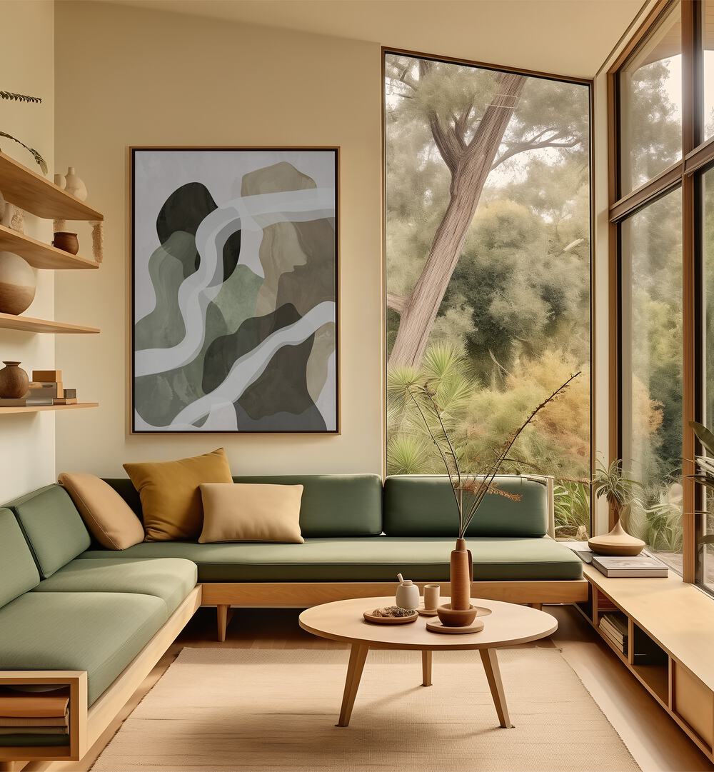 Elevate your space with ABSTRACT GREEN FORMS, stunning ABSTRACT PAINTINGS showcasing vibrant colors and unique design.