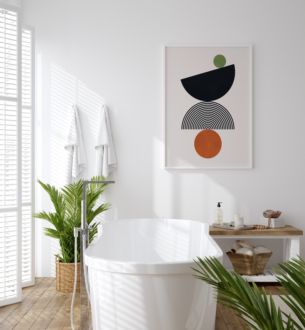 Geometric art print BALANCE III enhances your space, promoting focus and mindfulness in any room.