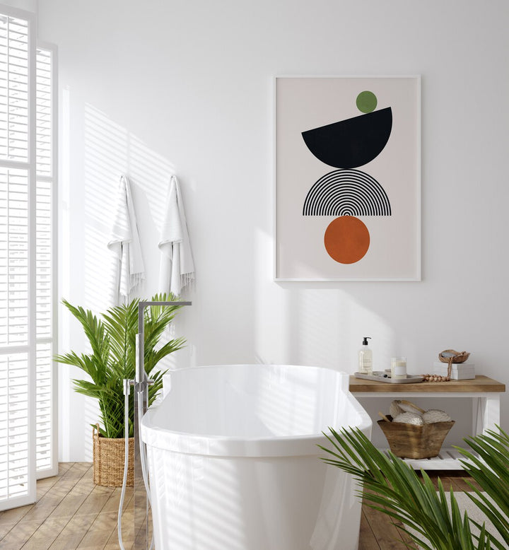 Geometric art print BALANCE III enhances your space, promoting focus and mindfulness in any room.