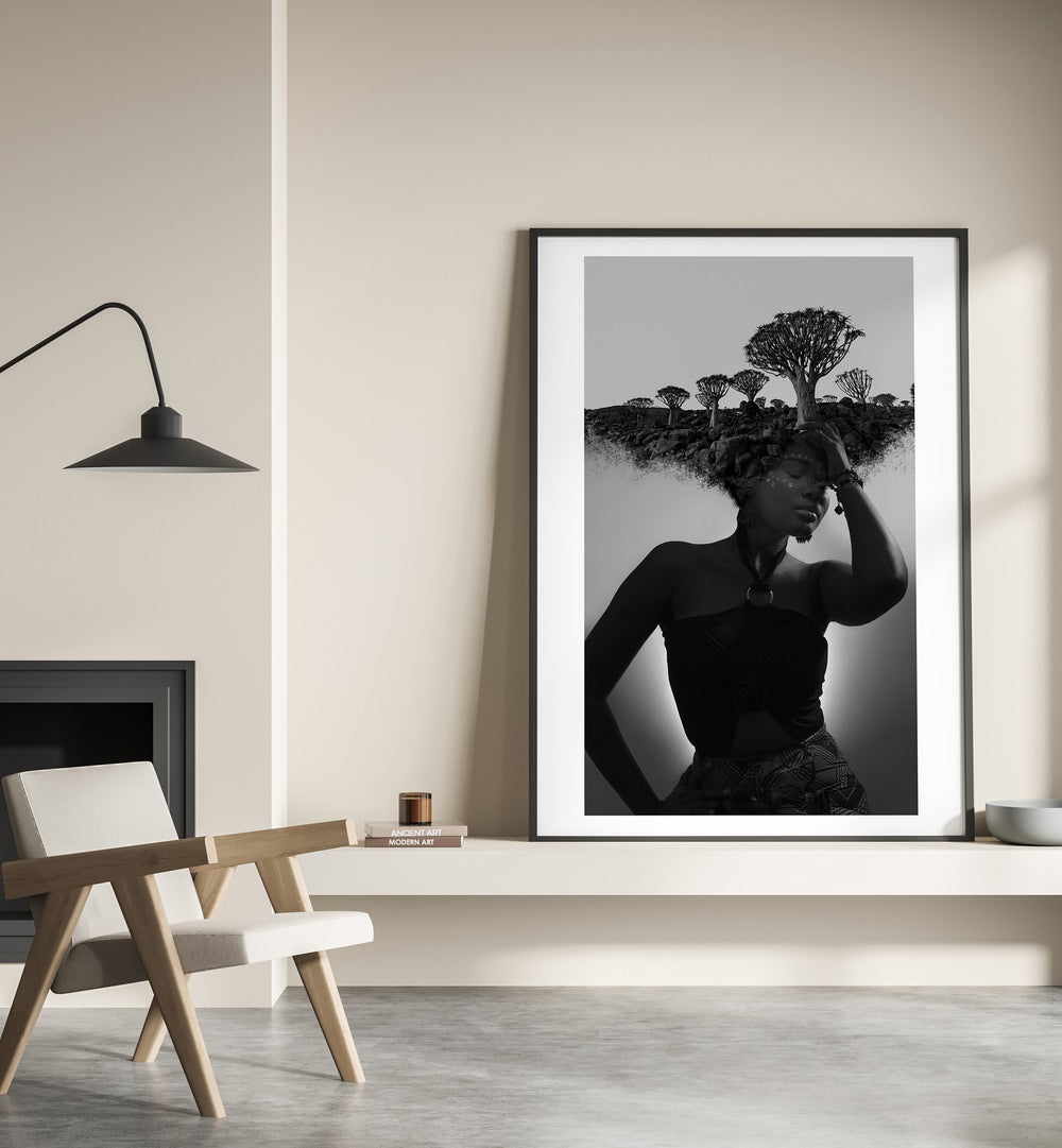 Elevate your space with NAMBIA THOUGHTS, SURREAL ART PRINTS showcasing dreamy landscapes and artistic expression.