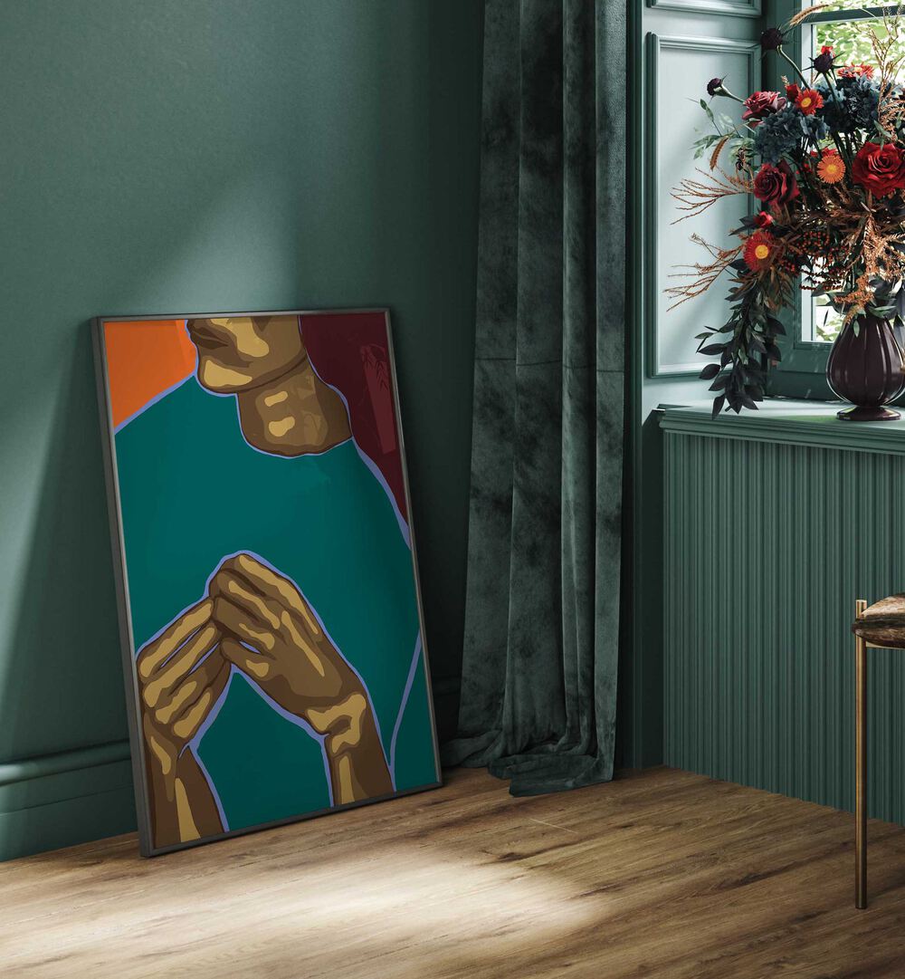 Stylish UNCRAZY, PORTRAITS artwork featuring expressive characters, enhancing modern interior aesthetics beautifully.