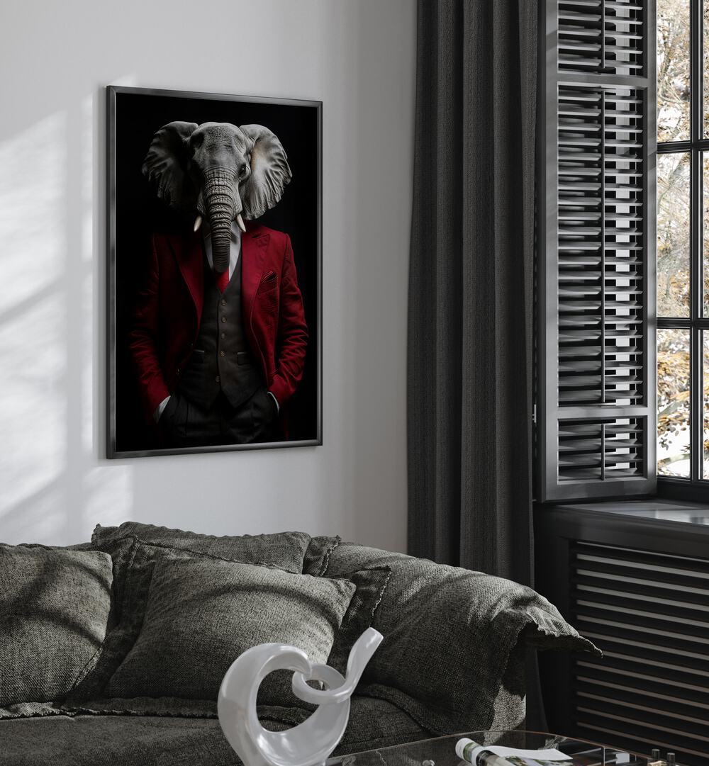WILD SUITS - ELEPHANT , ANIMAL PAINTINGS