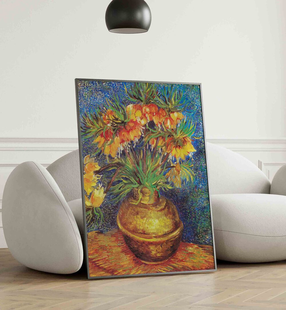VINCENT VAN GOGH'S IMPERIAL FRITILLARIES IN A COPPER VASE (1887),  VINTAGE PAINTINGS