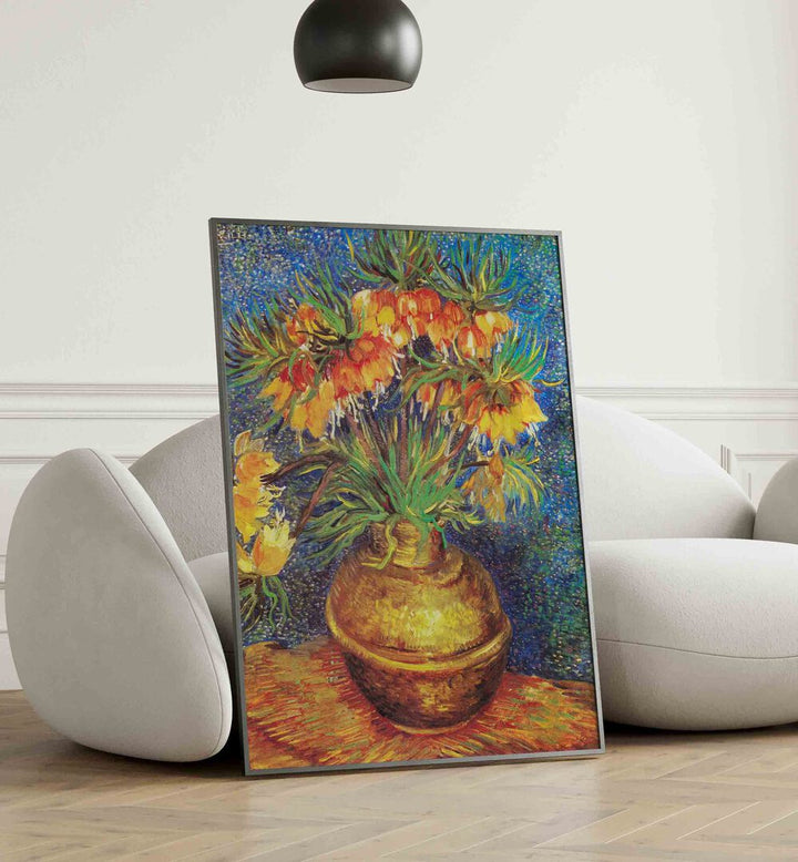 VINCENT VAN GOGH'S IMPERIAL FRITILLARIES IN A COPPER VASE (1887),  VINTAGE PAINTINGS