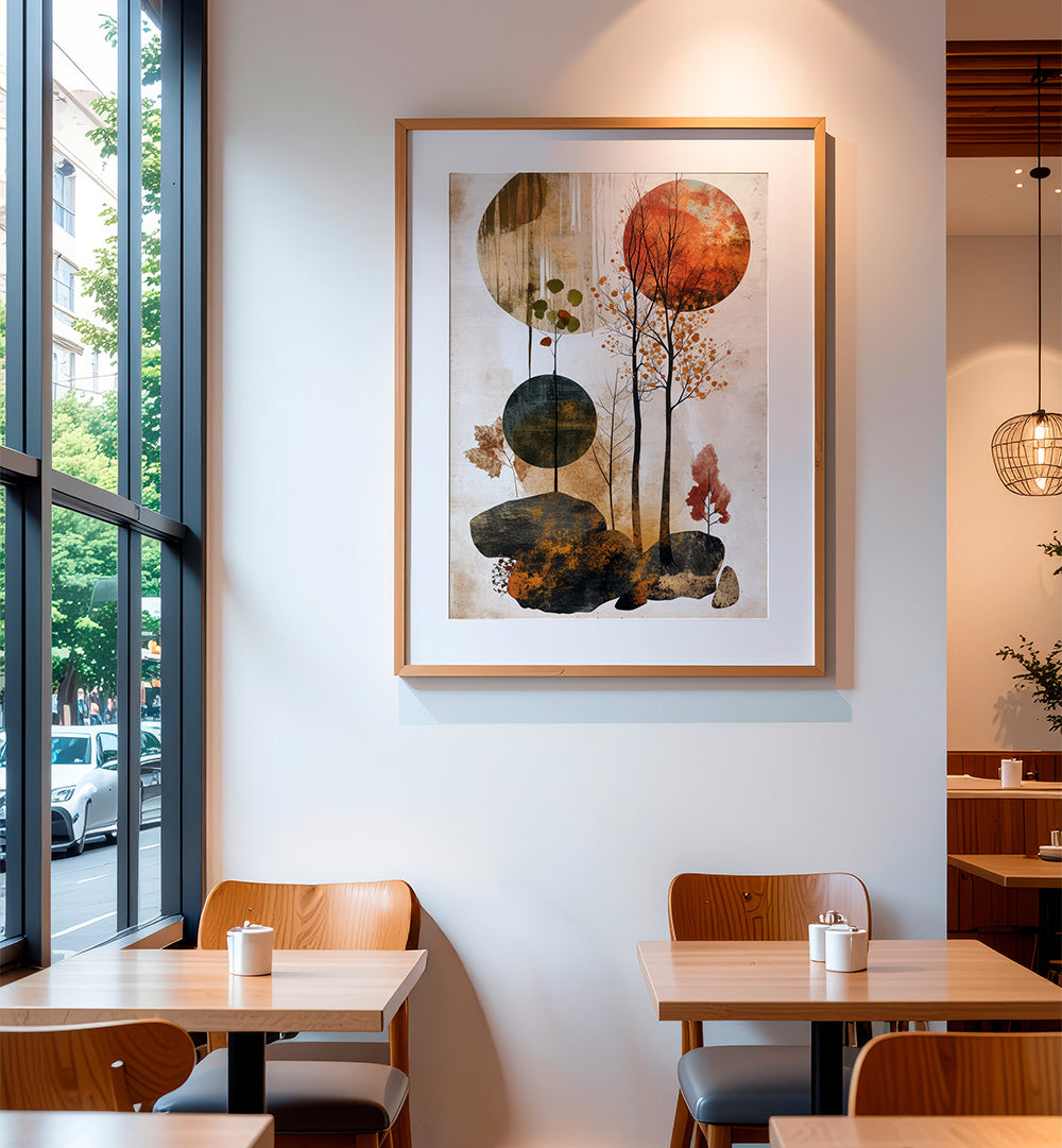 MINIMAL CALMS I  , FLORAL FLOWER PAINTINGS