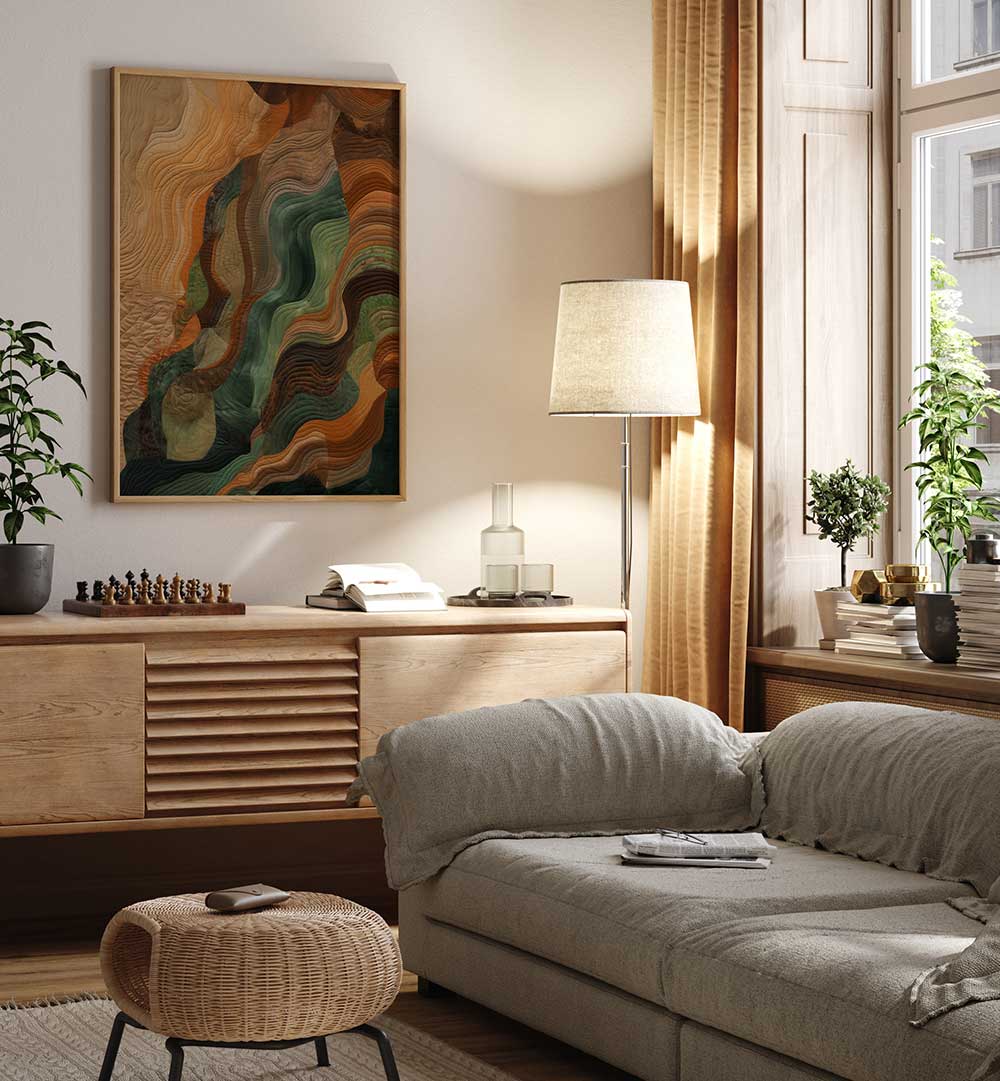 HARMONIC FABRIC II , ABSTRACT PAINTINGS