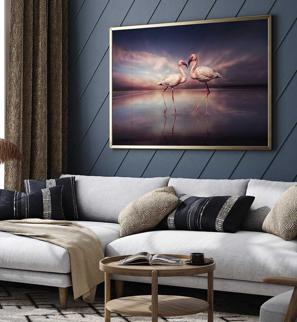 FLAMINGO LOVE  , PHOTOGRAPHY PRINTS