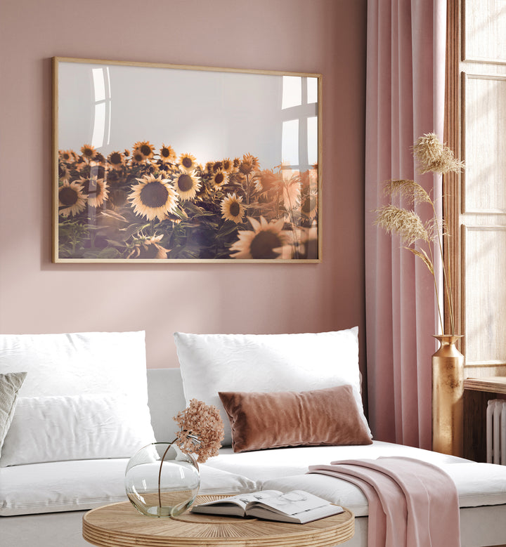 SUNFLOWERS II , FLORAL FLOWER PAINTINGS