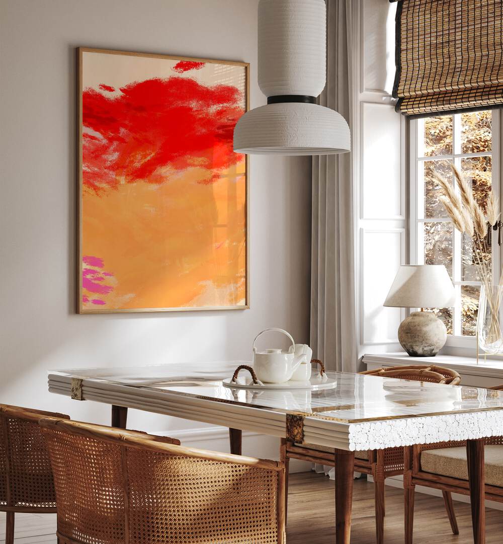 Brighten your space with TORRID DAY II, ABSTRACT PAINTINGS, perfect for vibrant, sunny adventures and stylish décor.