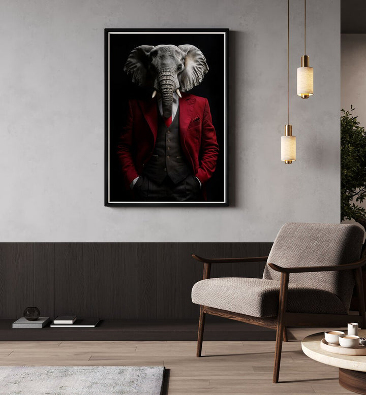 WILD SUITS - ELEPHANT , ANIMAL PAINTINGS