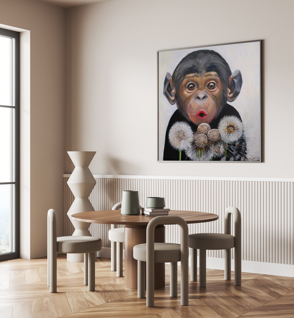 Surprised Monkey comic posters add whimsy to your space, showcasing vibrant artwork that captivates any art lover.