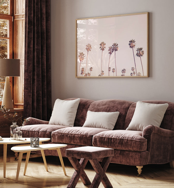 Transform your space with SUNNY CALI PALM TREES, BEACH PAINTINGS, adding vibrant beach vibes to your home.