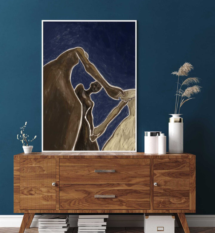 WITH EMBRANCE , PORTRAITS & FIGURATIVE ILLUSTRATIONS