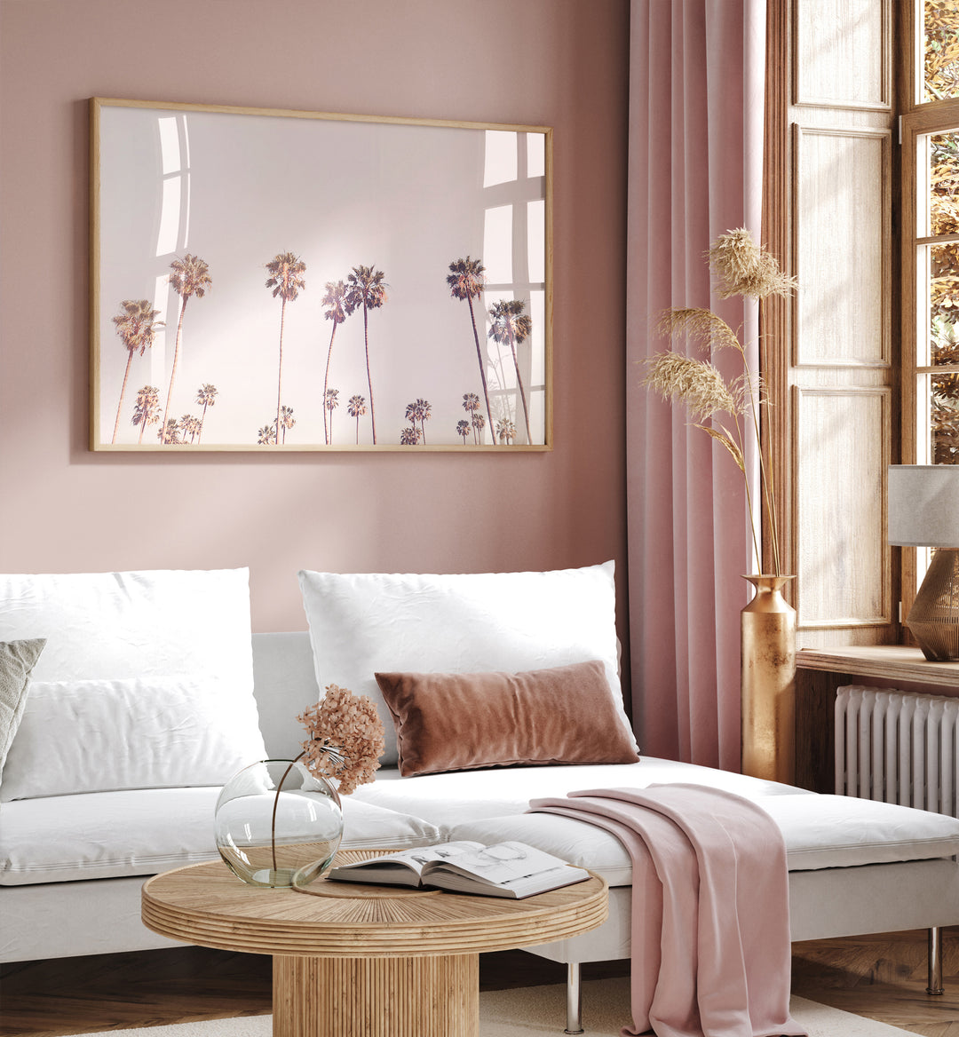 Brighten your space with SUNNY CALI PALM TREES, BEACH PAINTINGS, adding vibrant California vibes to your decor.