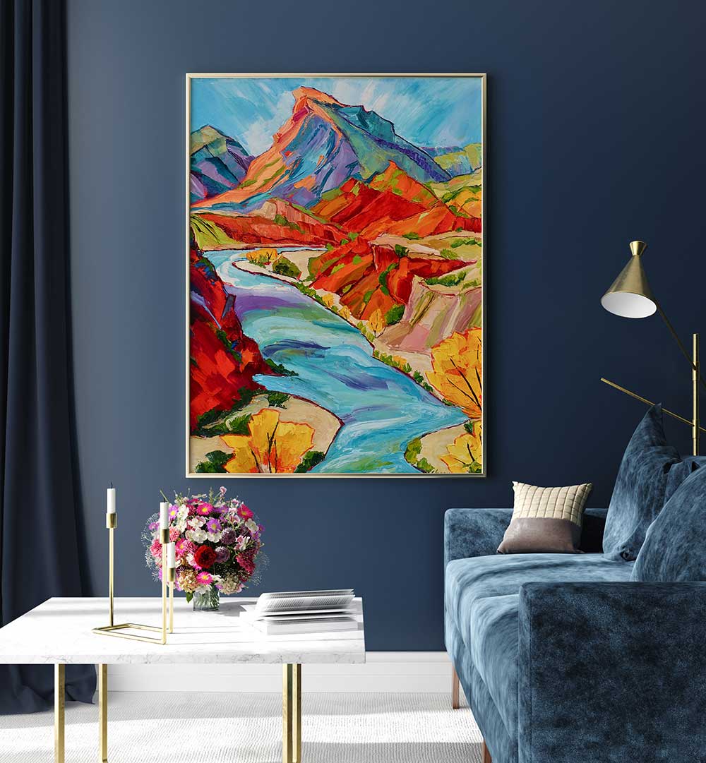 LAND OF ECHANTMENT , LANDSCAPE PAINTINGS