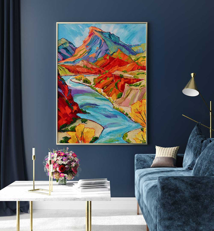 LAND OF ECHANTMENT , LANDSCAPE PAINTINGS