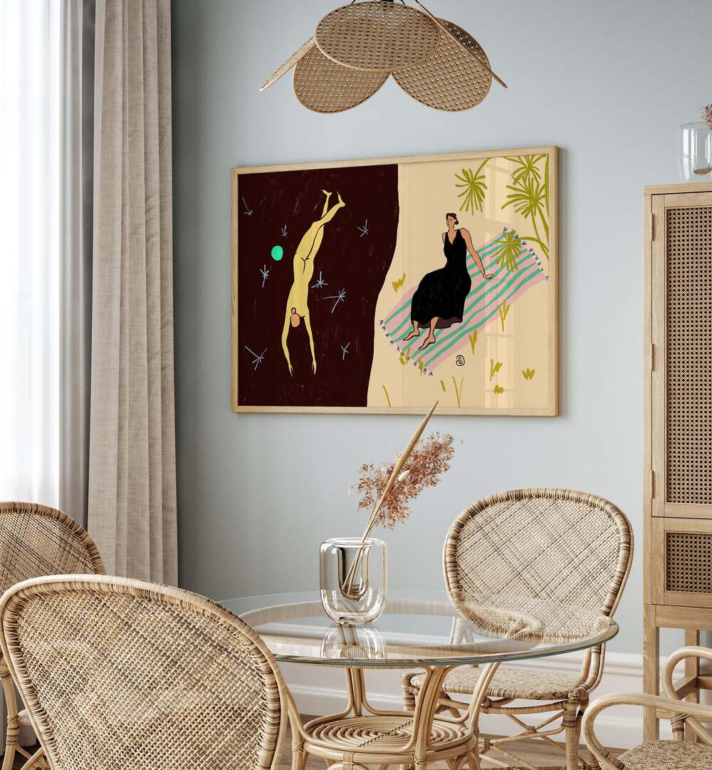 YIN AND YANG , PORTRAITS & FIGURATIVE ILLUSTRATIONS