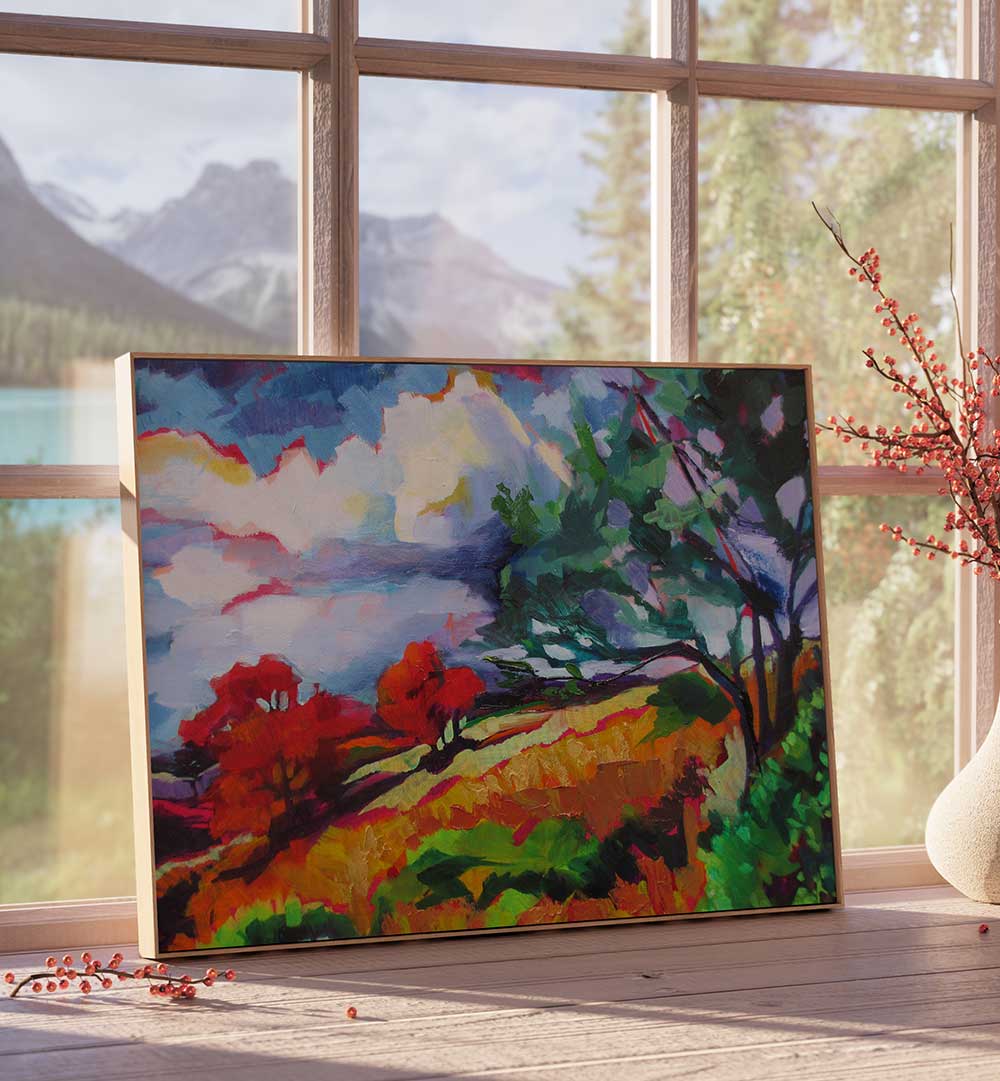 SONOMA HILLSIDE , LANDSCAPE PAINTINGS