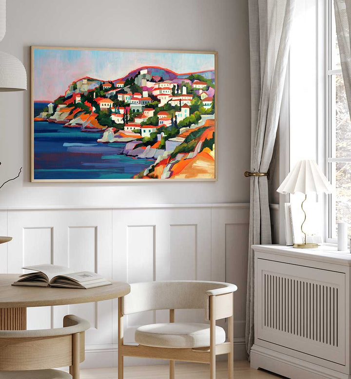 HYDRA ISLAND , LANDSCAPE PAINTINGS