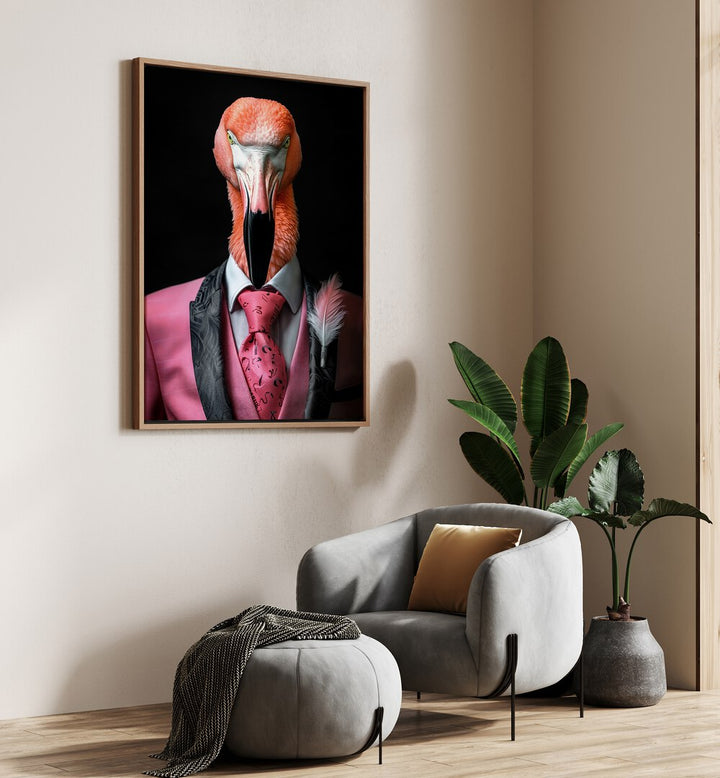 WILD SUITS - FLAMINGO , ANIMAL PAINTINGS
