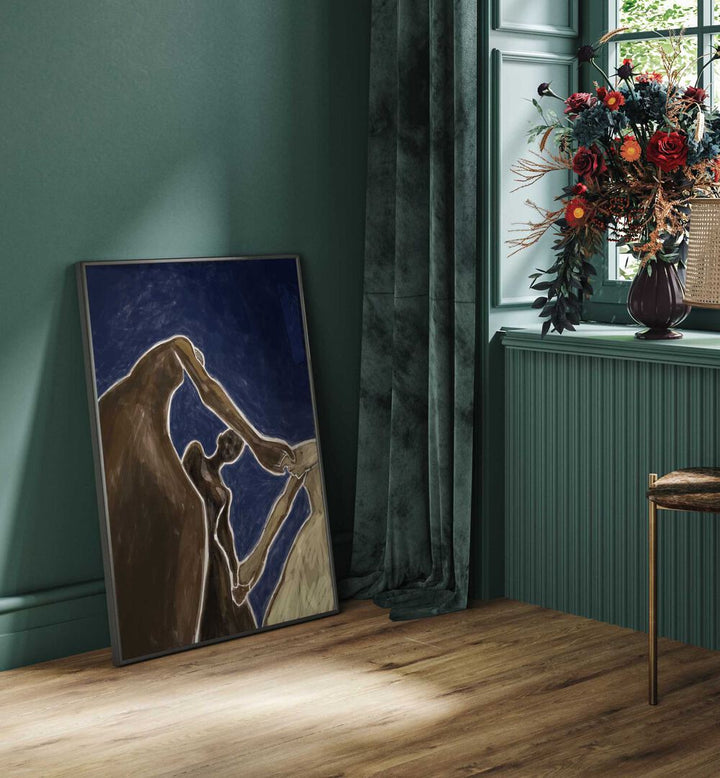 WITH EMBRANCE , PORTRAITS & FIGURATIVE ILLUSTRATIONS