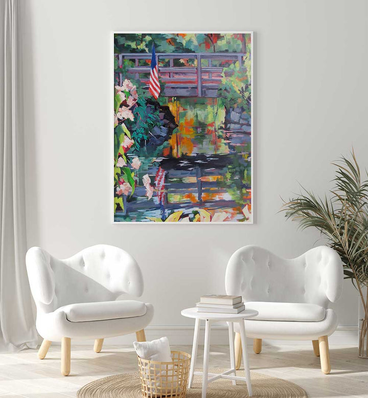 JULY 4 IN PRINCETON , LANDSCAPE PAINTINGS