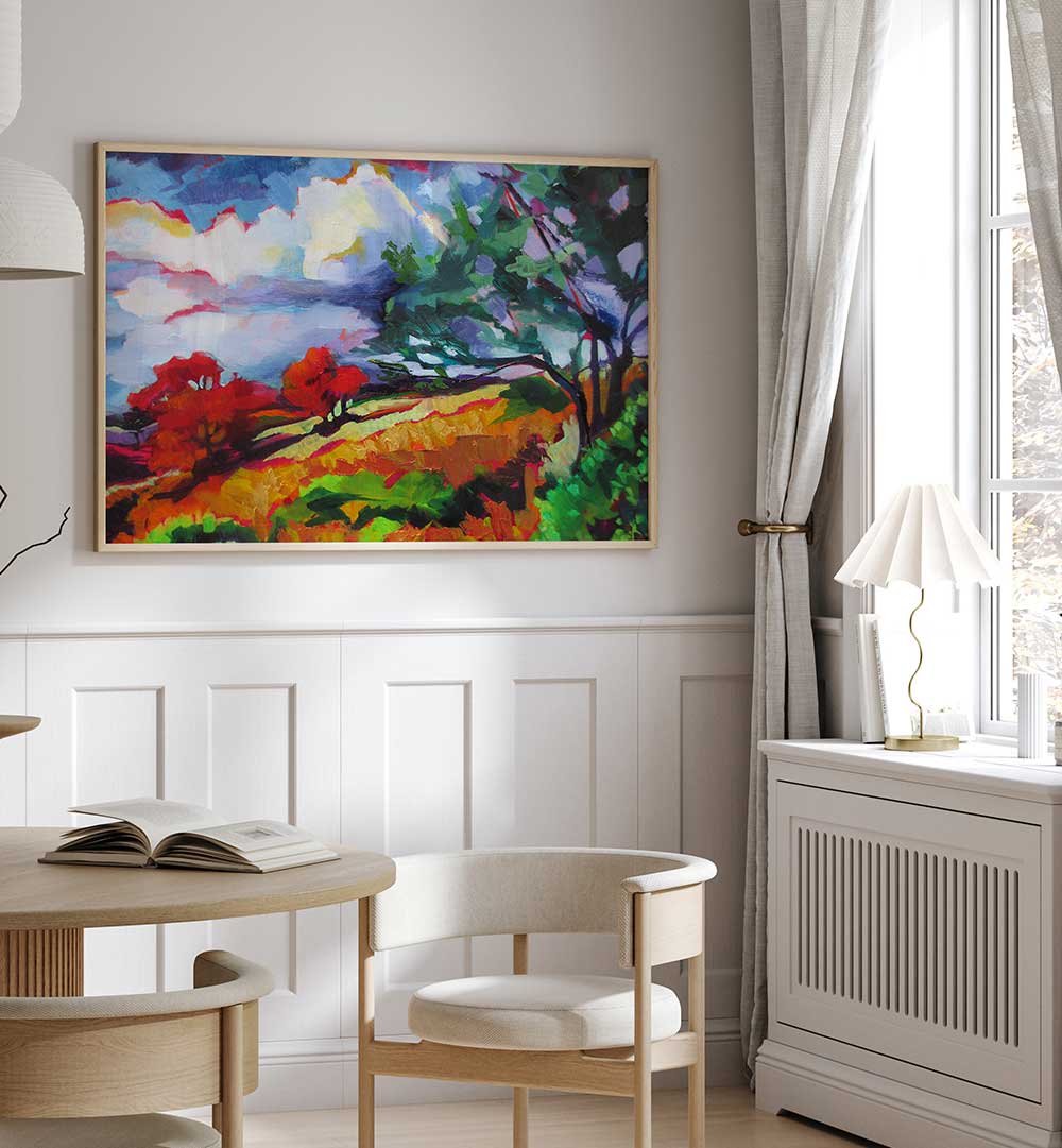 SONOMA HILLSIDE , LANDSCAPE PAINTINGS