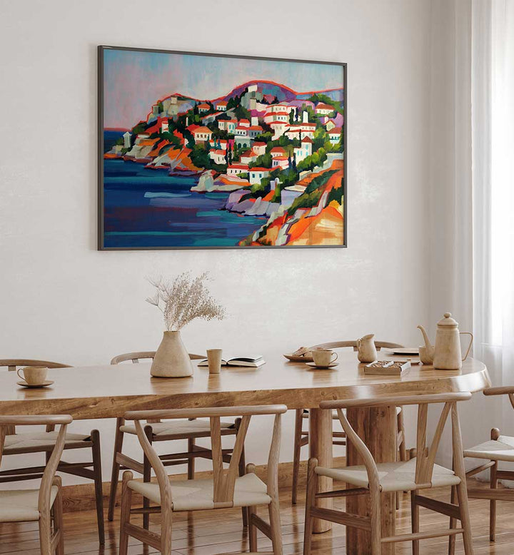 HYDRA ISLAND , LANDSCAPE PAINTINGS