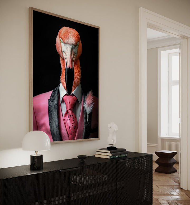 WILD SUITS - FLAMINGO , ANIMAL PAINTINGS