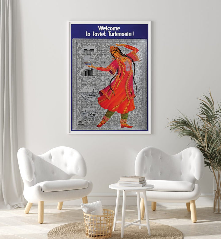 TURKMENIA , VINTAGE TRAVEL POSTERS