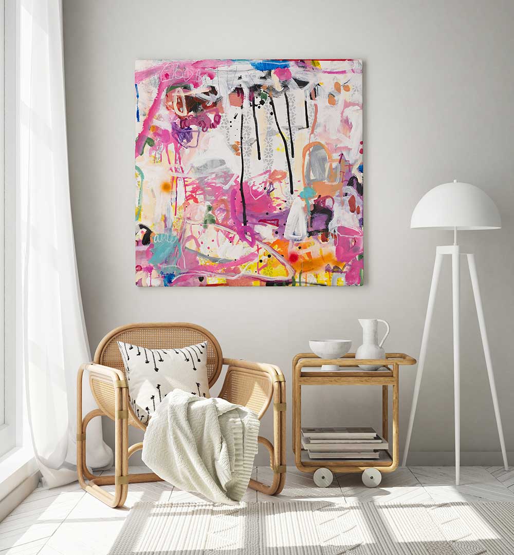 FIRST LOVE , ABSTRACT PAINTINGS