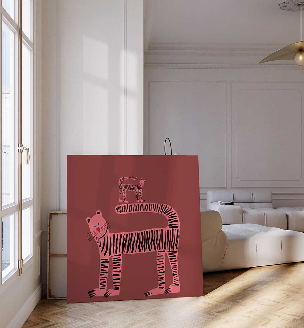 TIGER CAT , KIDS ROOM PAINTINGS