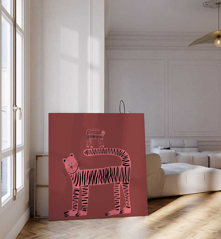 TIGER CAT , KIDS ROOM PAINTINGS