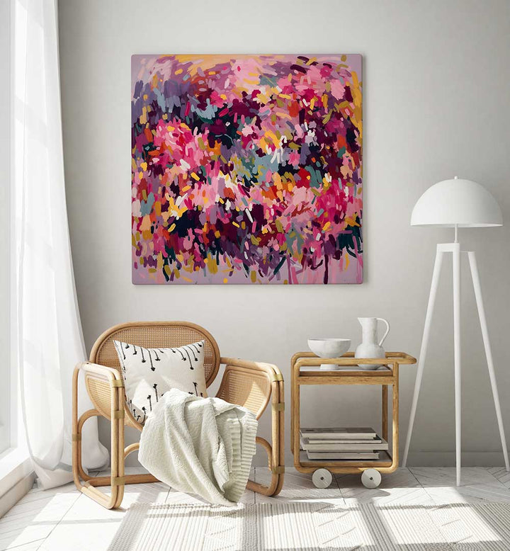 A JOYFUL LIFE , ABSTRACT PAINTINGS