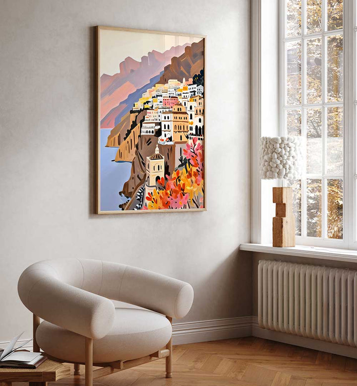 AMALFI COAST , LANDSCAPE PAINTINGS