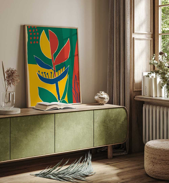 FLORAL SYMPHONY III , FLORAL FLOWER PAINTINGS