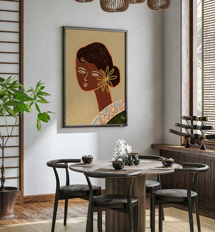 THE GREEN LADY, PORTRAITS & FIGURATIVE ILLUSTRATIONS