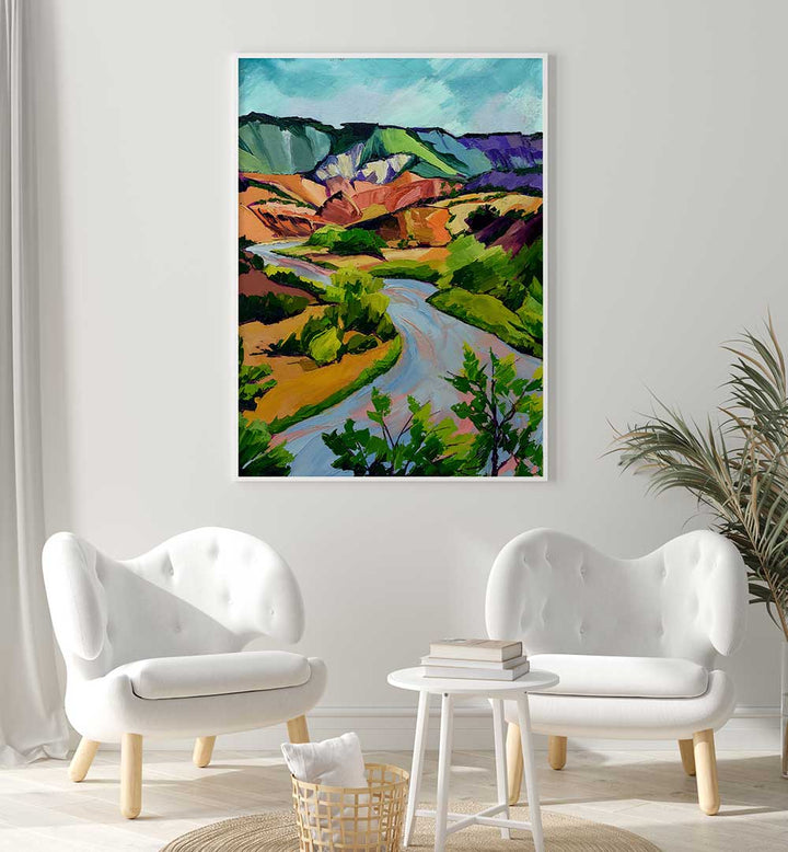 NEW MEXICO , LANDSCAPE PAINTINGS