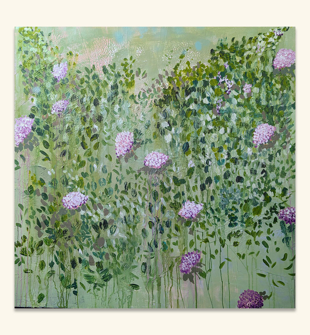 A SANCTUARY OF  BLOOMS   , HANDMADE ARTWORKS