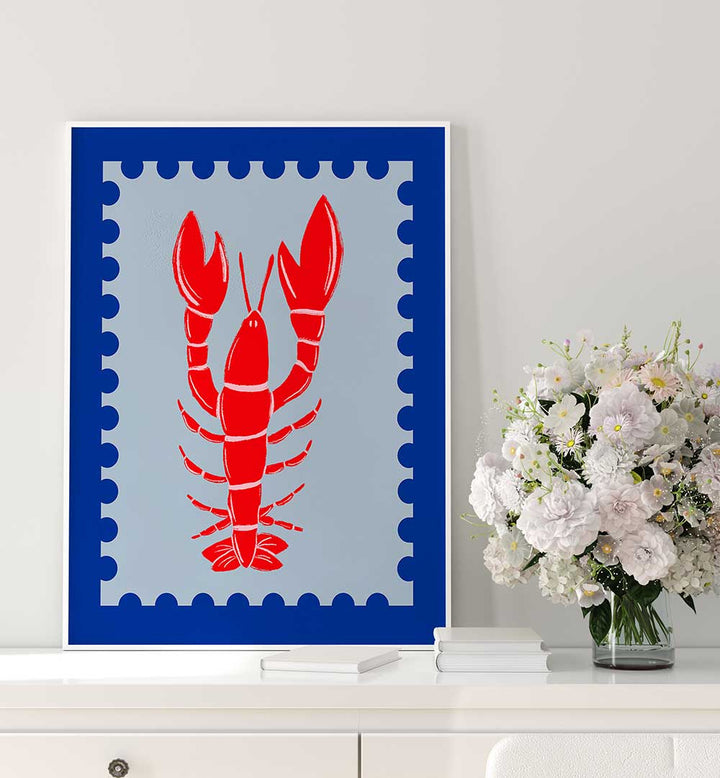 RED LOBSTER WALL , BEACH PAINTINGS