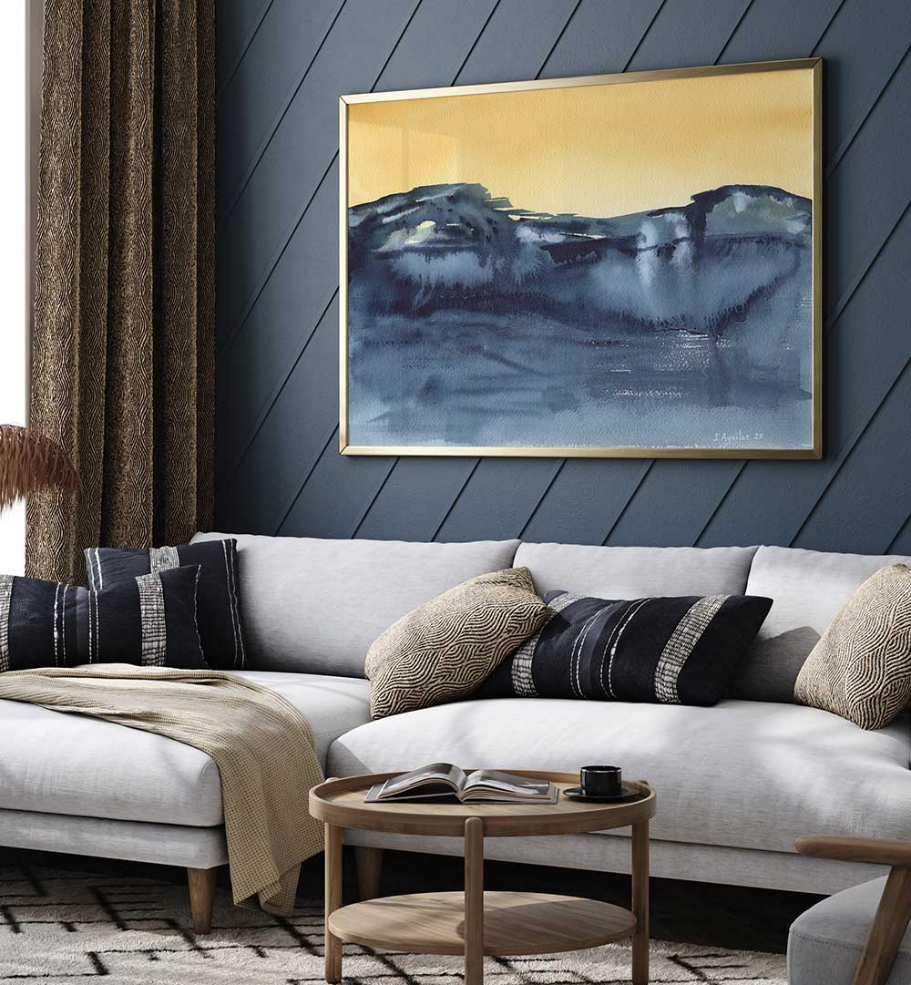 YELLOW SKY , ABSTRACT PAINTINGS