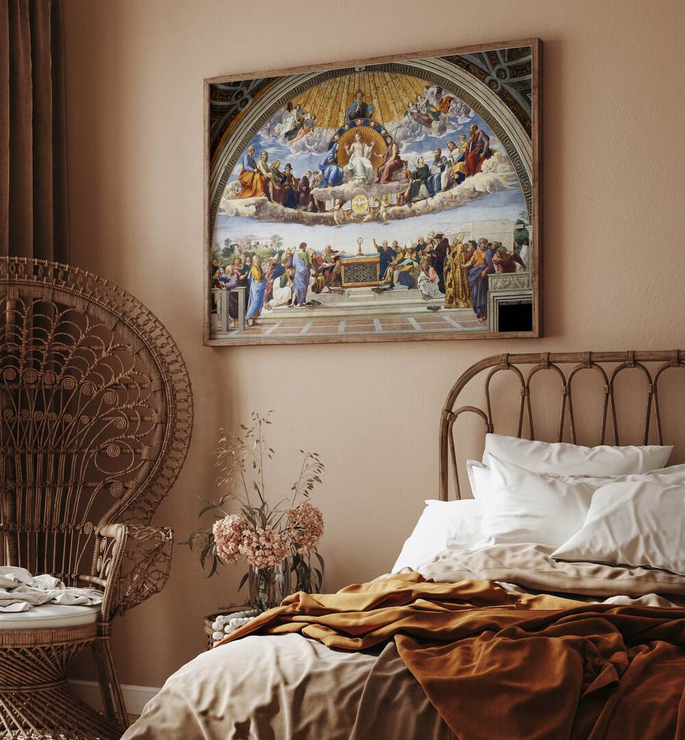 DISPUTATION OF THE HOLY SACRAMENT , VINTAGE PAINTINGS